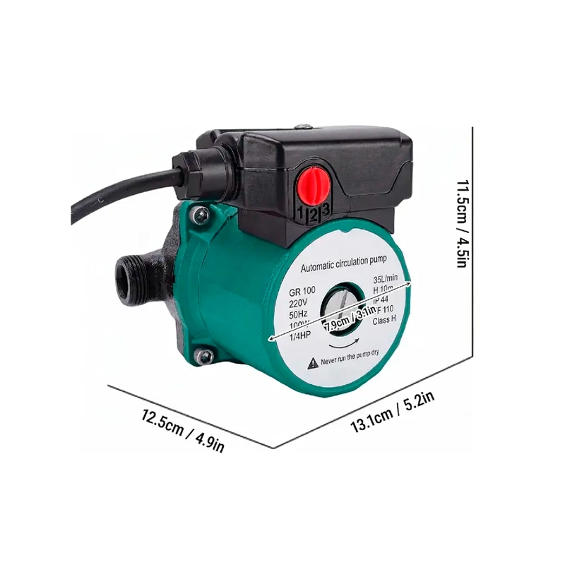 BOMBA DE AGUA PRESURIZADORA CALEFON AUMENTA PRESION 100W - 4