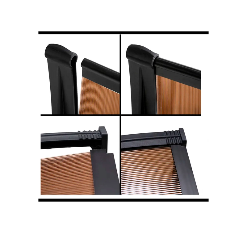 ALERO LISTO 0 80X1 20MT CURVO BRONCE - 2