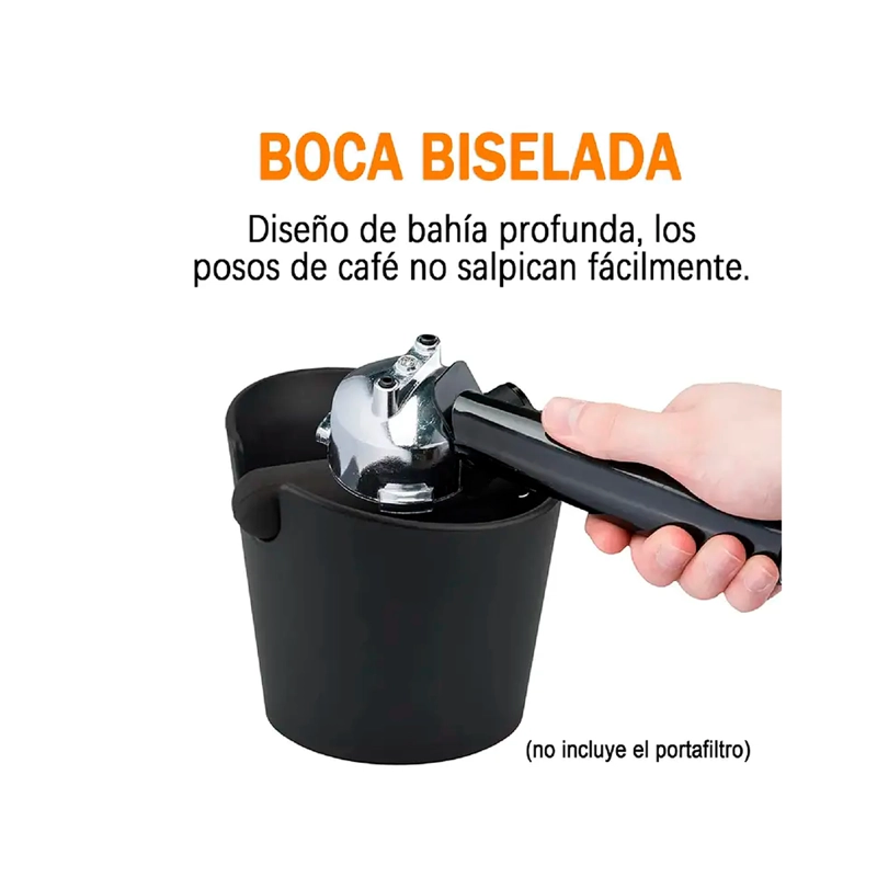 KNOCK BOX DEPOSITO BORRA DE CAFE BARISTA RECIPIENTE CAFETERA - 2