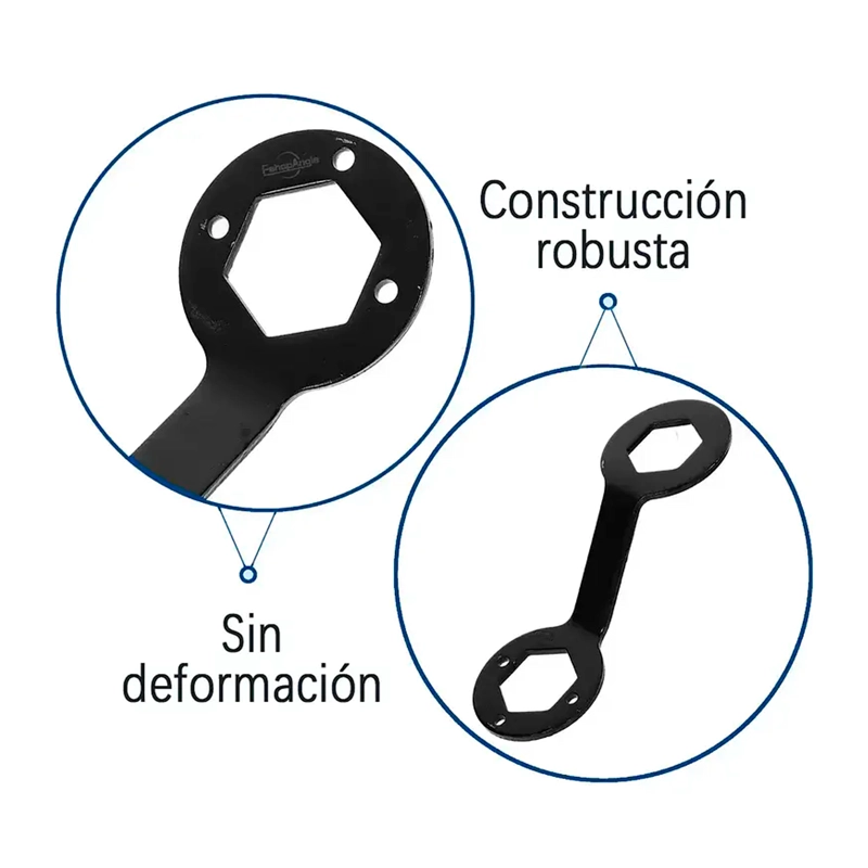 LLAVE DE EMBRAGUE Y TUERCA PARA LAVADORA DOBLE 36 38MM - 2