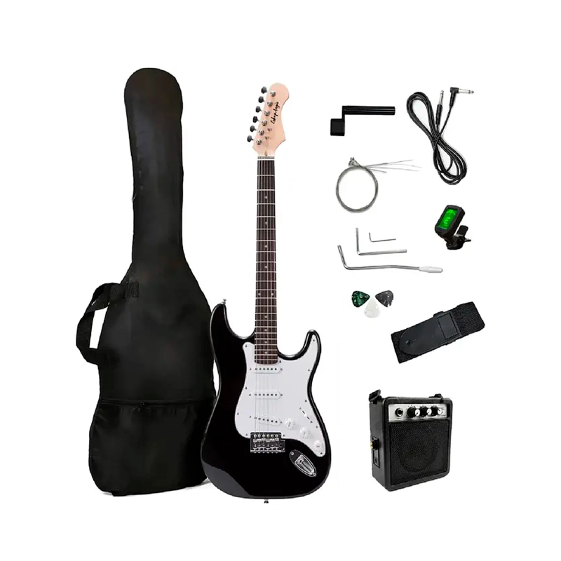 GUITARRA ELECTRICA STRATOCASTER AMPLIFICADOR Y ACCESORIOS - 1