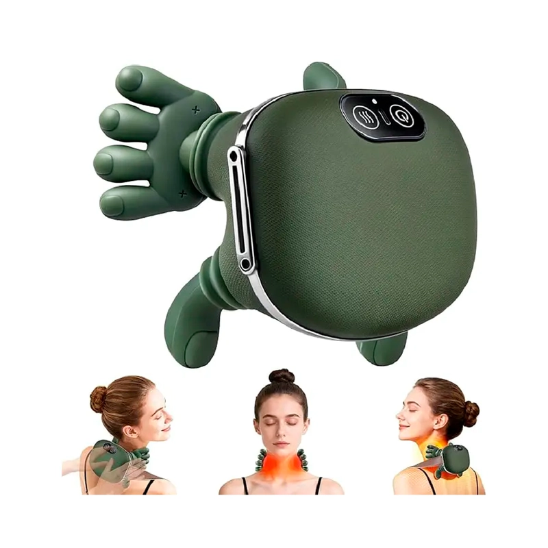 MASAJEADOR DE CUELLO Y HOMBROS CON CALOR RECARGABLE - 1