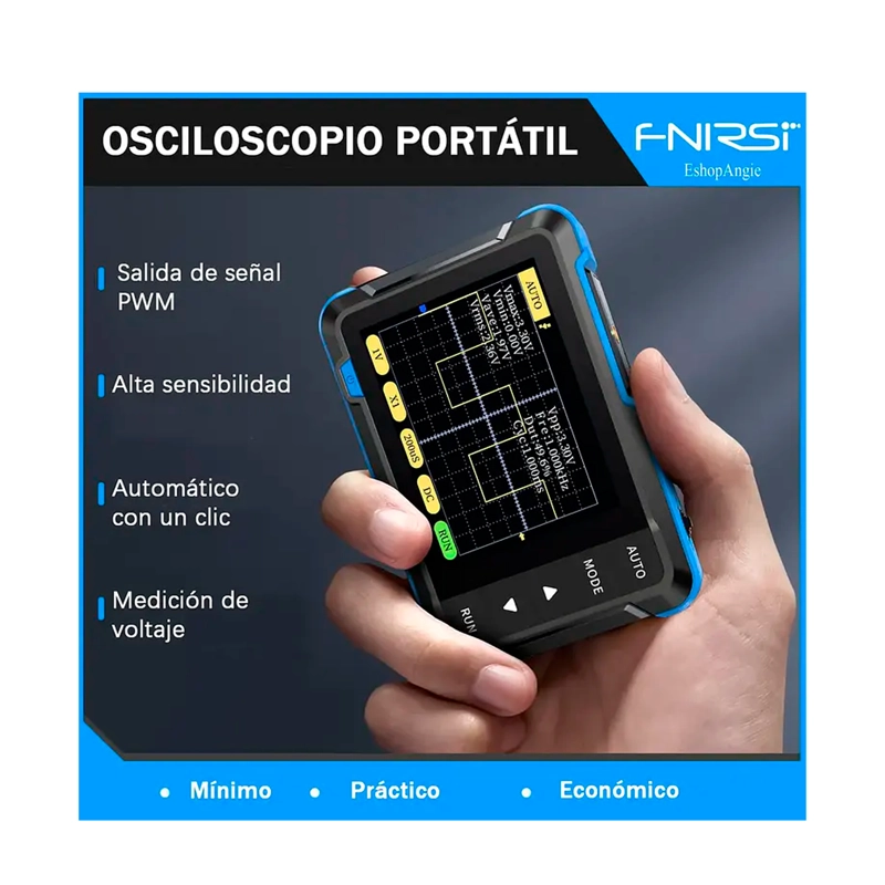 OSCILOSCOPIO DSO152 DIGITAL PORTATIL DE MANO 1000MAH - 2