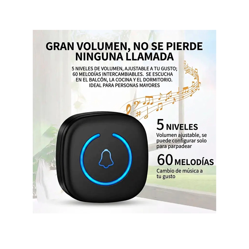 ALARMA Y BOTON DE LLAMADA INALAMBRICO EMERGENCIA CUIDADOR - 3