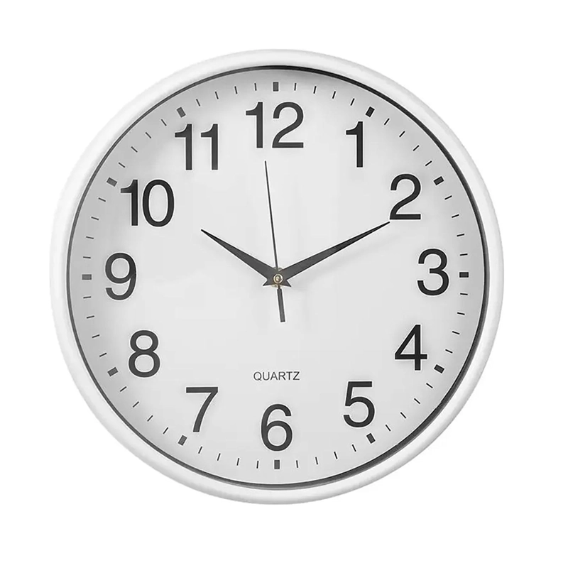 RELOJ DE PARED SILENCIOSO GRANDES NUMEROS 30CM SALA COCINA - 1