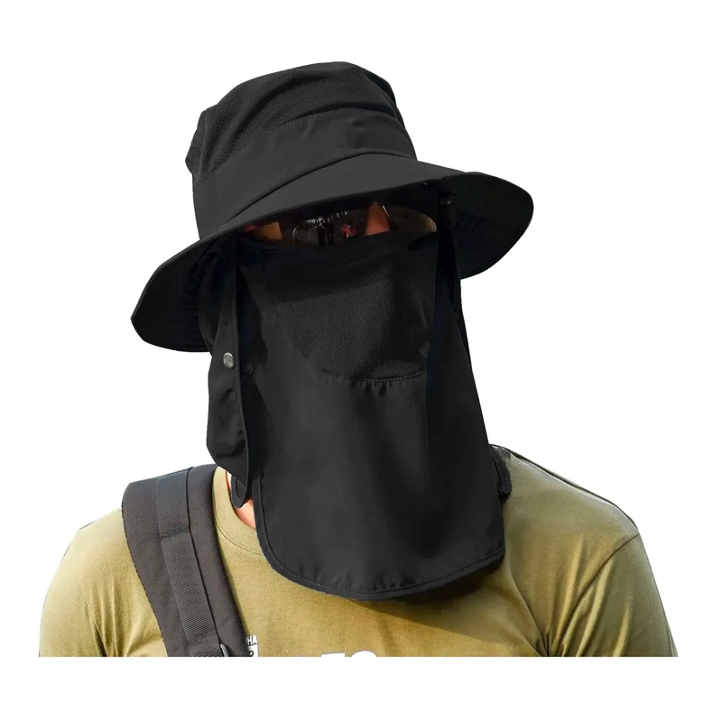 SOMBRERO PARA EL SOL CON PROTECCION PARA CUELLO Y CARA - 5