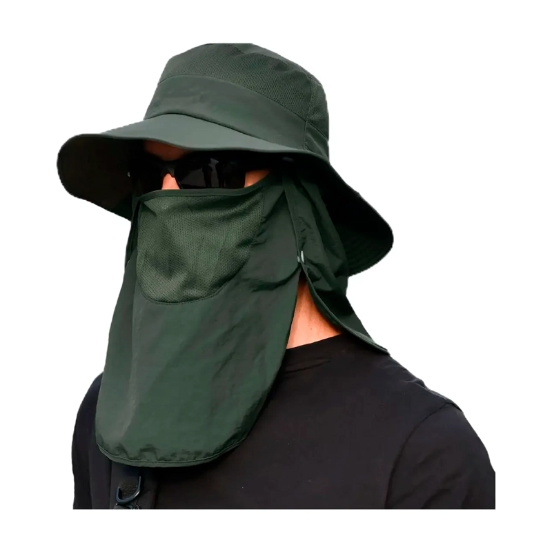 SOMBRERO PARA EL SOL CON PROTECCION PARA CUELLO Y CARA - 8