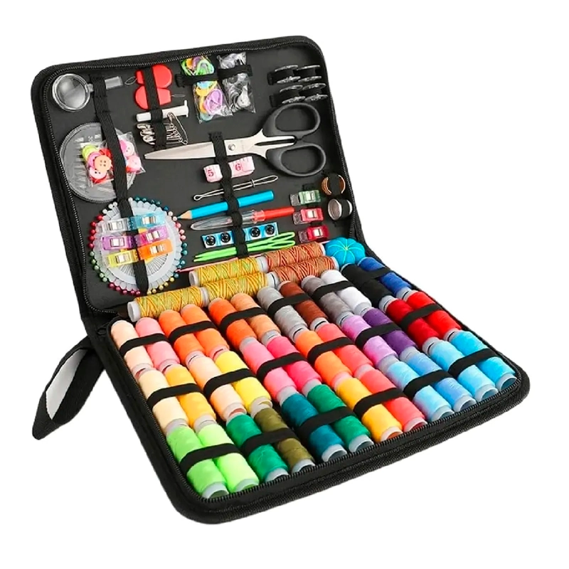 KIT DE COSTURA CON ESTUCHE SUMINISTROS DE COSTURA 200 PCS - 1