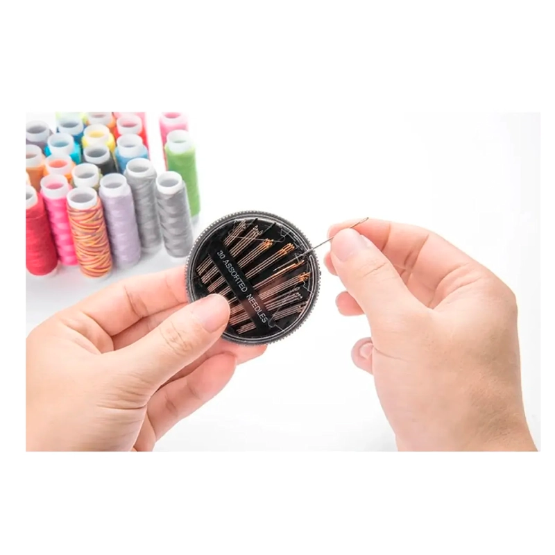 KIT DE COSTURA CON ESTUCHE SUMINISTROS DE COSTURA 200 PCS - 3