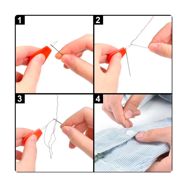 KIT DE COSTURA CON ESTUCHE SUMINISTROS DE COSTURA 200 PCS - 5