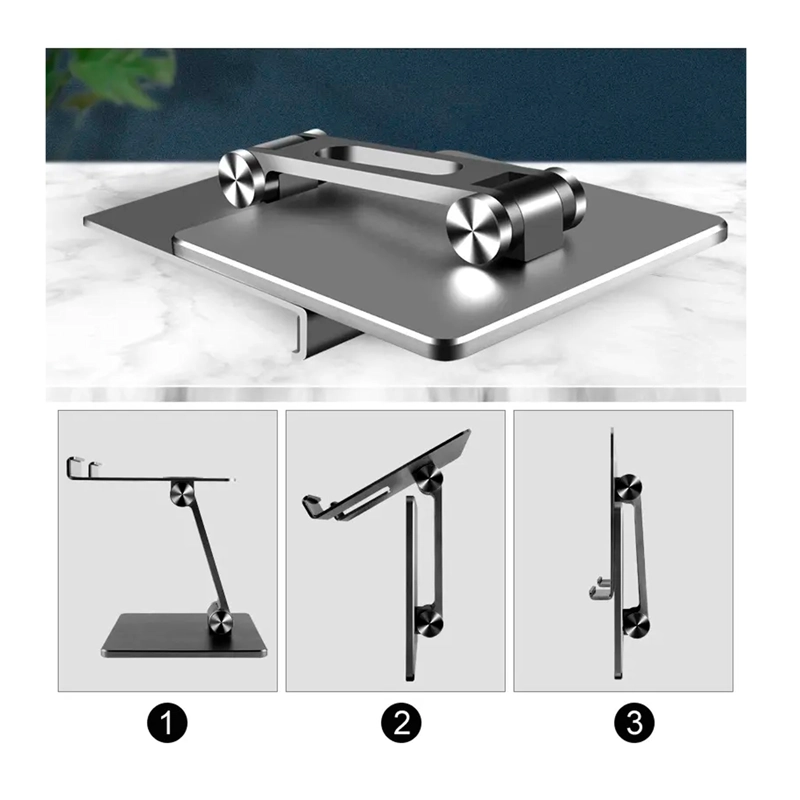 SOPORTE ESCRITORIO METAL PLEGABLE MUY FIRME TABLET Y IPAD - 6
