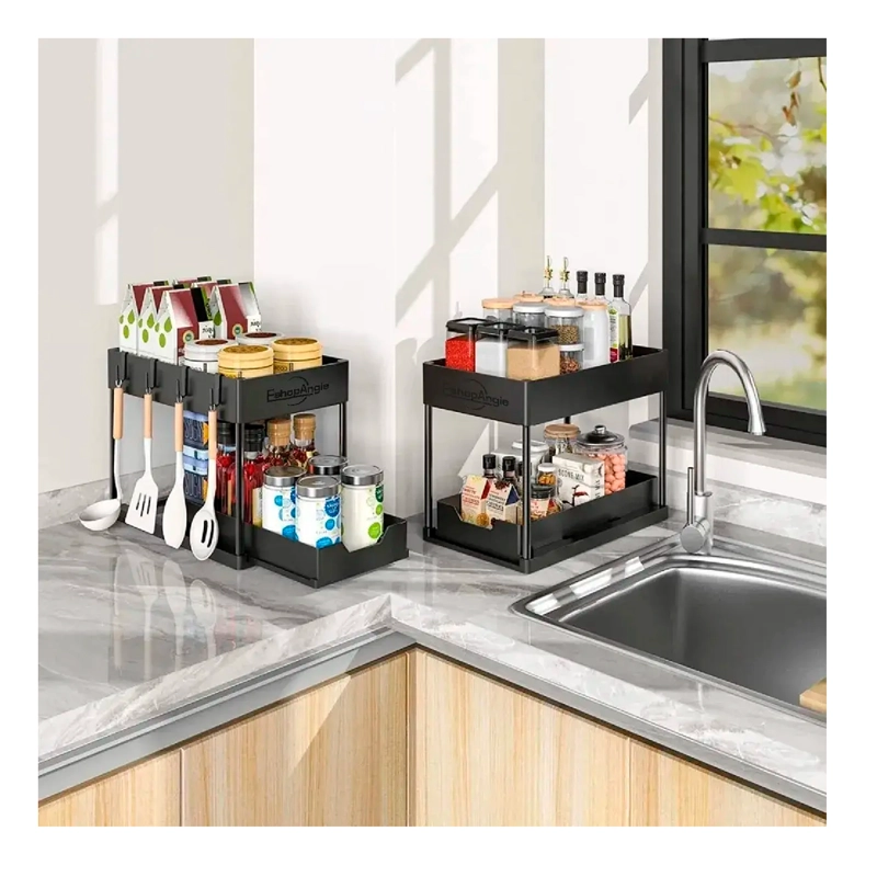 ORGANIZADOR DE COCINA ESTANTE DE ALMACENAMIENTO DE 2 NIVELES - 3