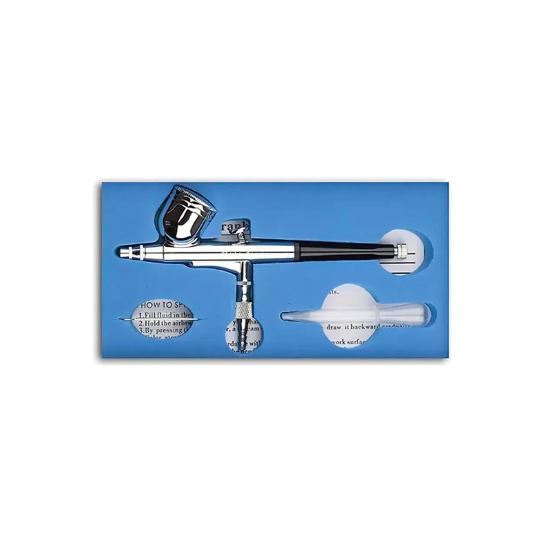 KIT AEROGRAFO 0.3MM AEROGRAFIA PUNTA AEROGRAFO KIT PISTOLA - 2