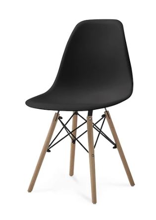 SILLA EAMES CLÁSICA | NEGRO - 4