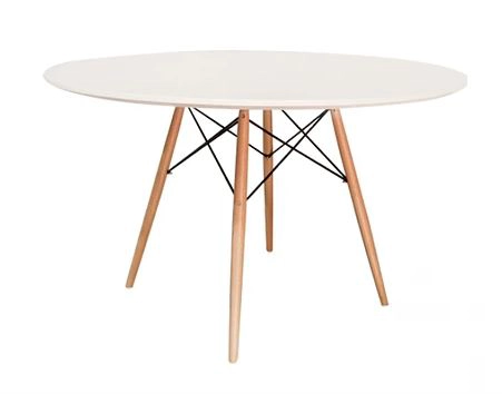 MESA EAMES REDONDA - 80CM | BLANCO - 1