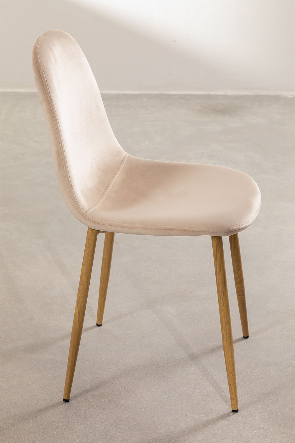 SILLA ROCA TERCIOPELO | BEIGE - 1