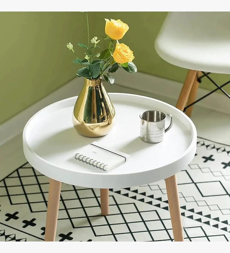 MESA LATERAL EAMES BLANCA - 1