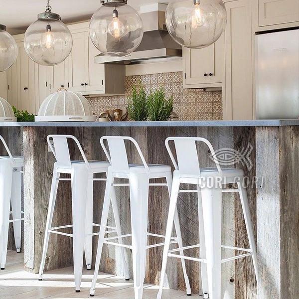TABURETE TOLIX INDUSTRIAL (63CMS) BLANCO - 2