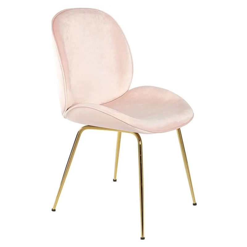 COMEDOR MESA WARWICK VIDRIO 120CM + 4 SILLAS BEETLE ROSA - 3