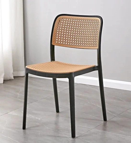 COMEDOR MESA WARWICK 120CMS  + 6 SILLAS DELTA NEGRO - 3