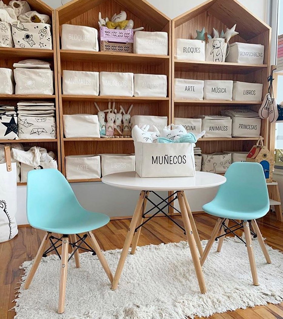 SILLA EAMES NIÑO CELESTE - 2