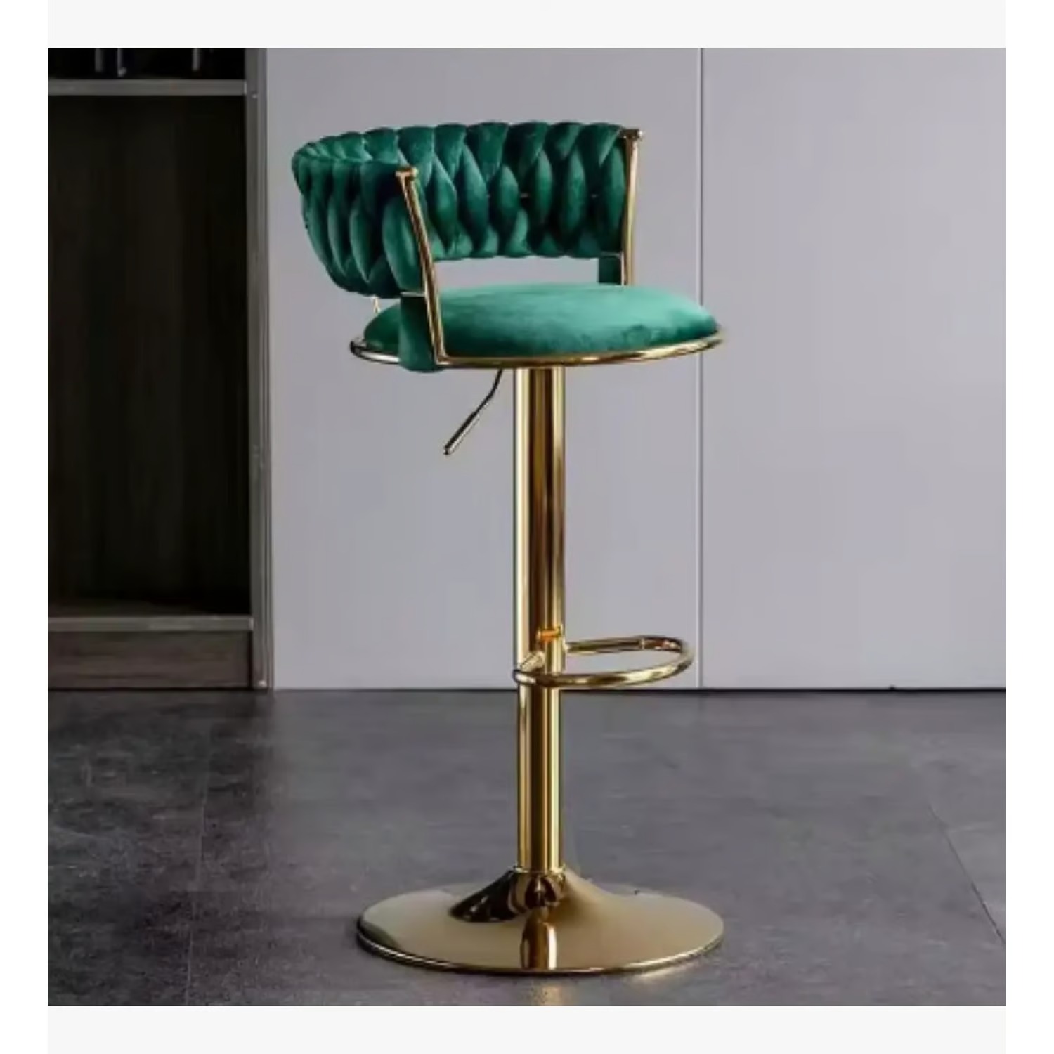 TABURETE QUEEN VELVET VERDE - 1