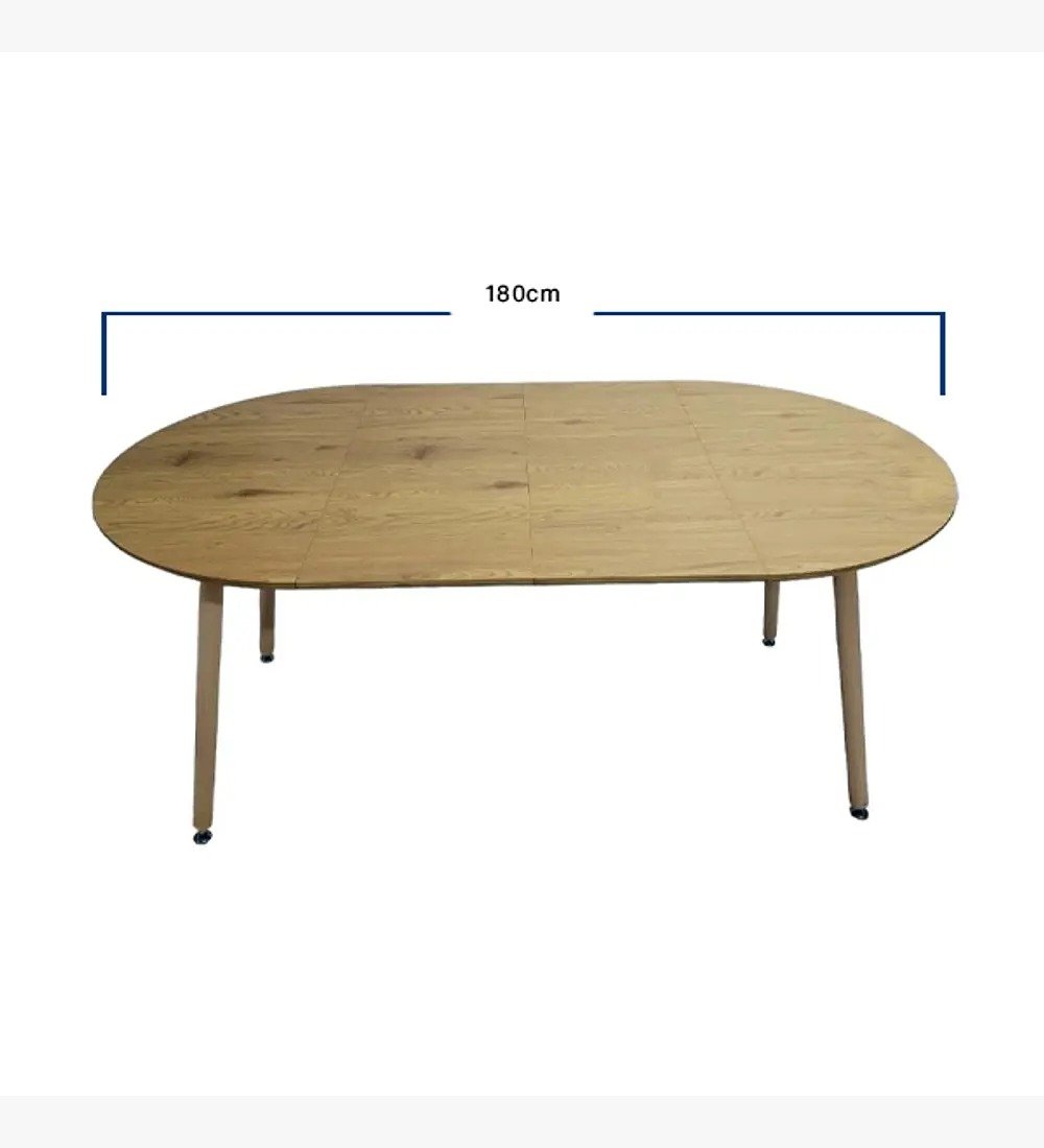 COMEDOR MESA EXPANDIBLE 100-180CM+ 4 SILLAS MARIPOSAS VELVET GRIS - 5