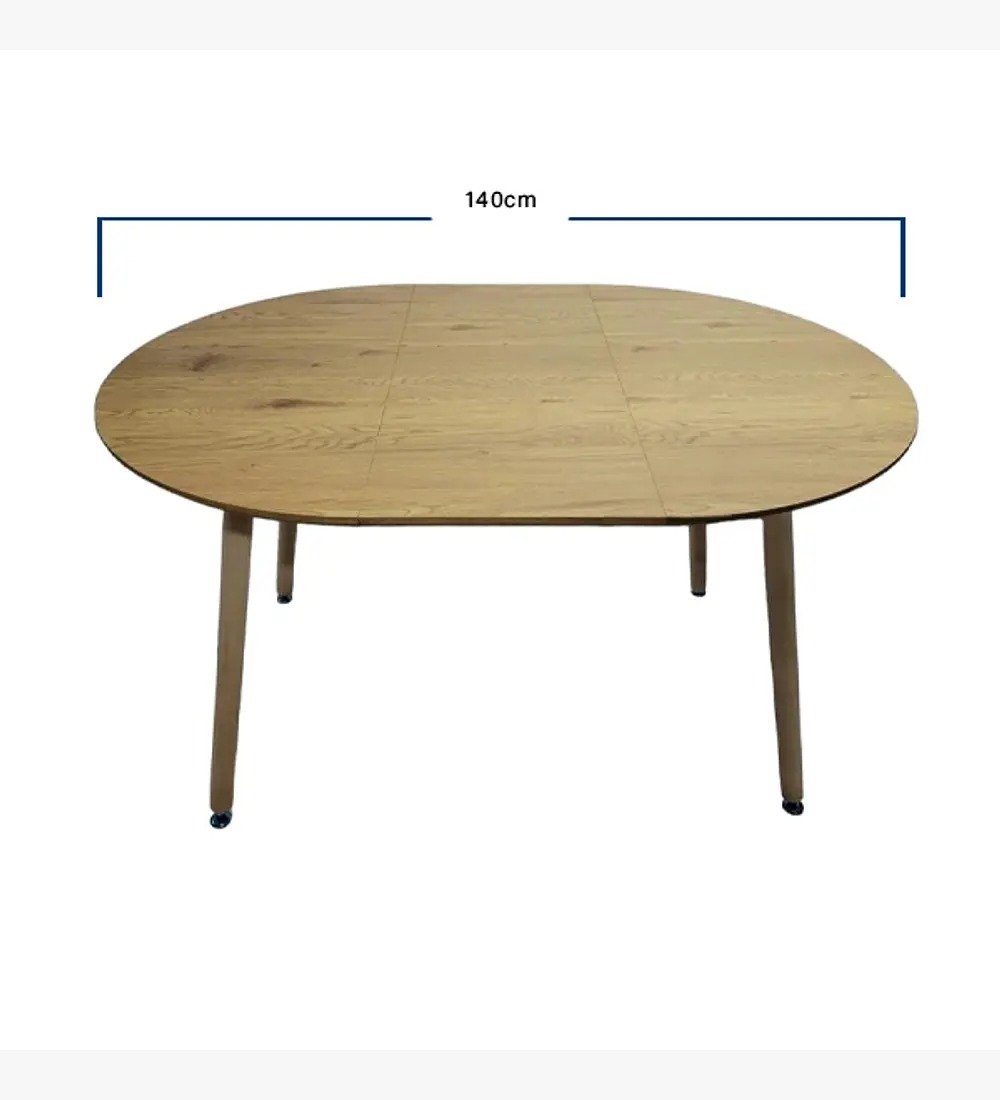 COMEDOR MESA EXPANDIBLE 100-180CM+ 4 SILLAS MARIPOSAS VELVET NEGRO - 4