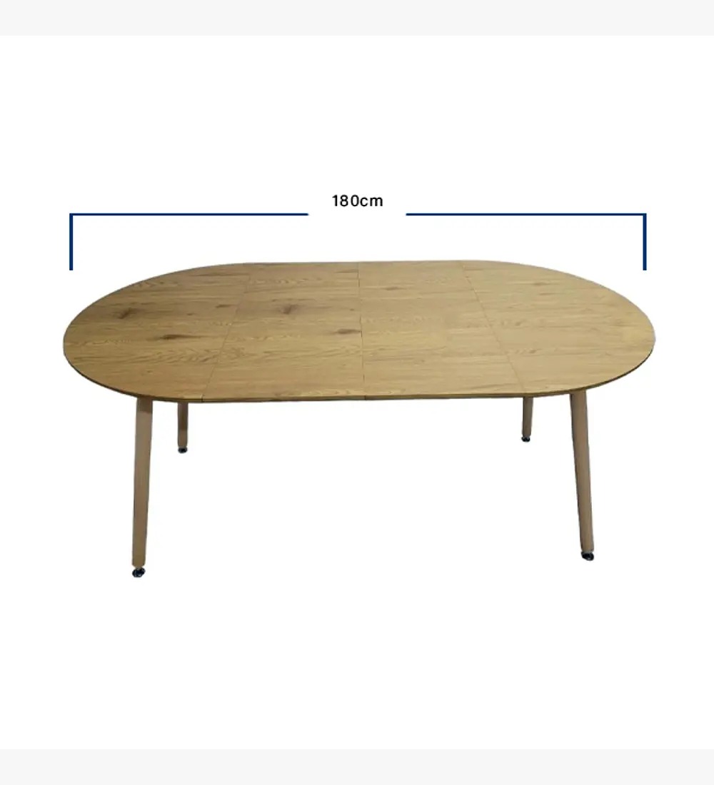 COMEDOR MESA EXPANDIBLE 100-180CM+ 4 SILLAS MARIPOSAS VELVET NEGRO - 5