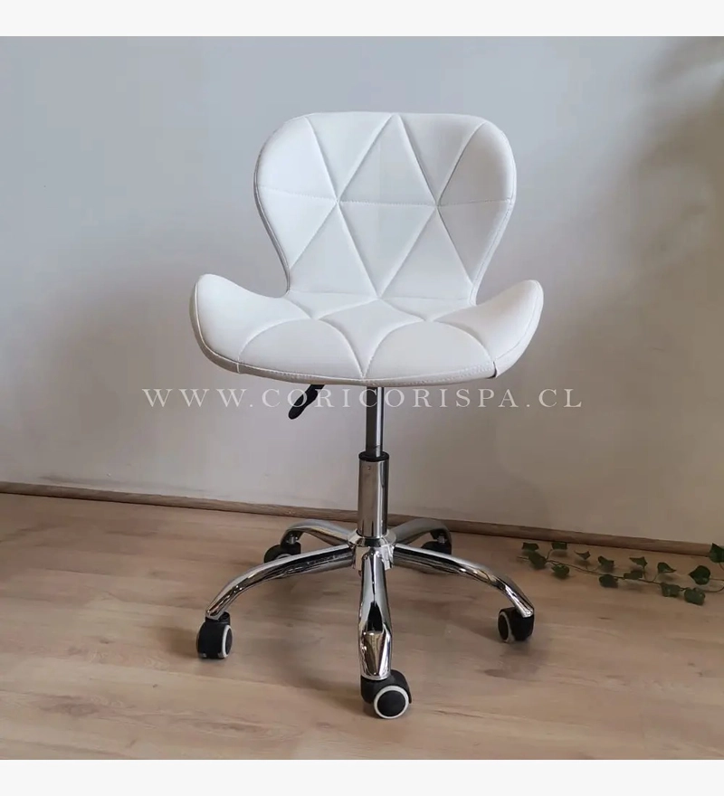 SILLA MARIPOSA DE ESCRITORIO BLANCA - 1