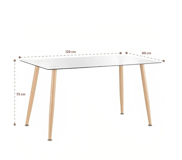 JUEGO DE COMEDOR 120X80CMS + 4 SILLAS WINDSOR NEGRO - 5