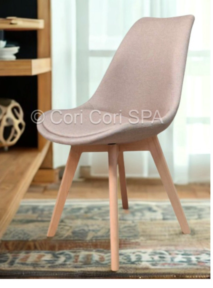 PACK 4 SILLAS TULIP LINO BEIGE - 3