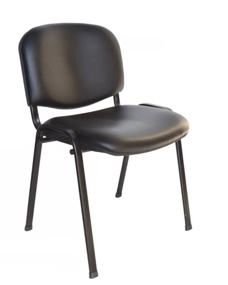 SILLA MEETING ECOCUERO EN COLOR NEGRO - 2