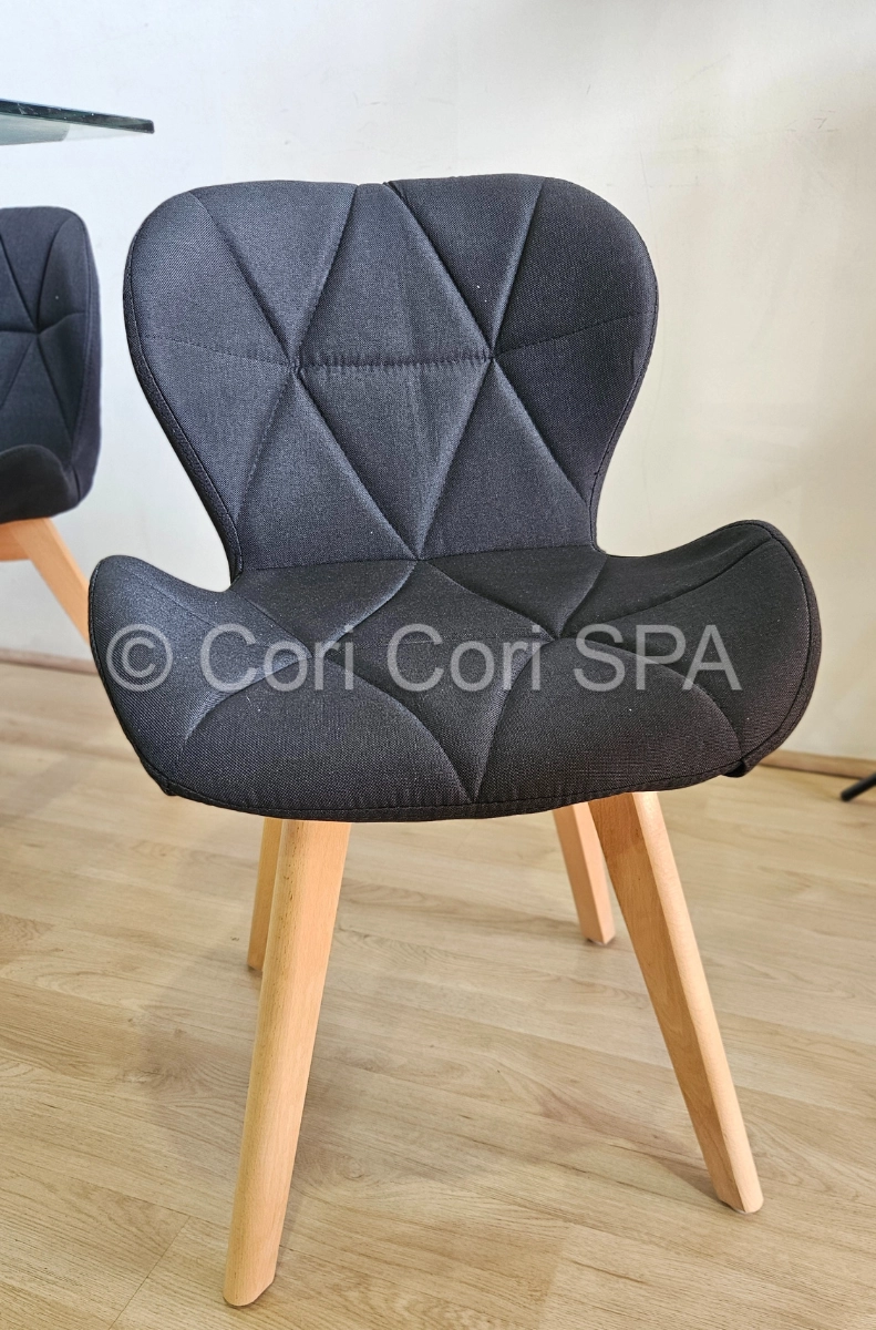 PACK 6 SILLA MARIPOSA WOOD LINO BEIGE - 2