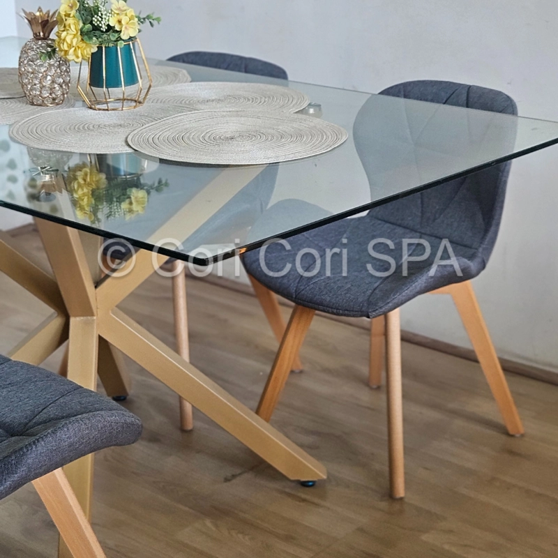 PACK 4 SILLA MARIPOSA WOOD LINO GRIS - 3