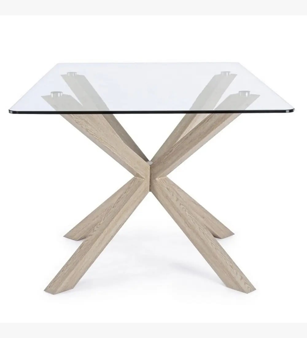 COMEDOR MADRID 140X80CM + 6 SILLAS MARIPOSA LINO NEGRO - 5