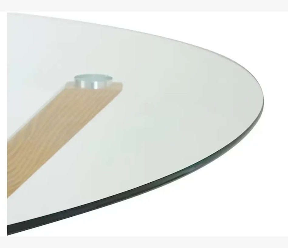 COMEDOR WARWICK 120CM + 4 SILLAS MARIPOSA LINO GRIS - 4