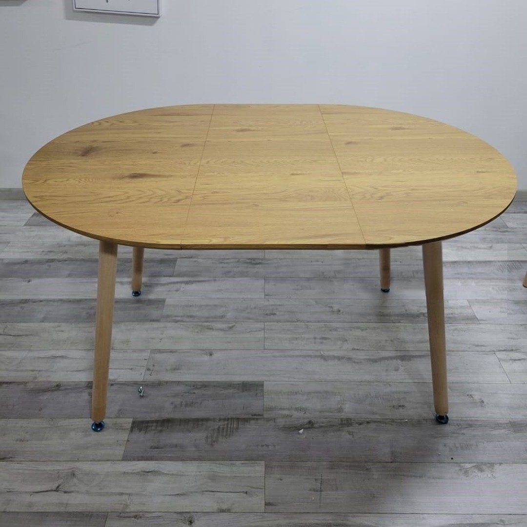 COMEDOR MESA EXPANDIBLE 100 - 180CM + 4 SILLAS MARIPOSA LINO NEGRO - 4