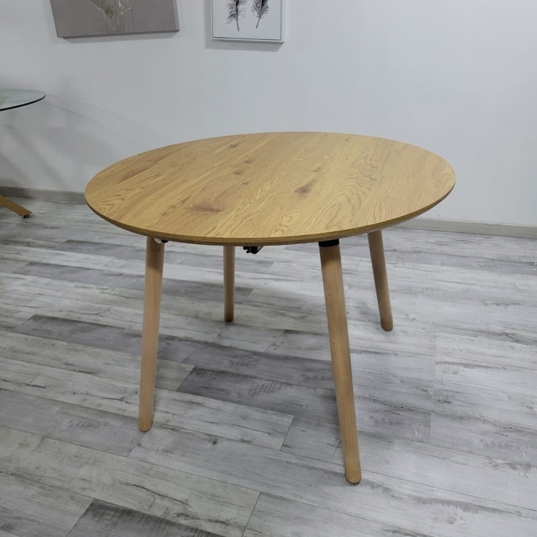 COMEDOR MESA EXPANDIBLE 100 - 180CM + 4 SILLAS MARIPOSA LINO GRIS - 3
