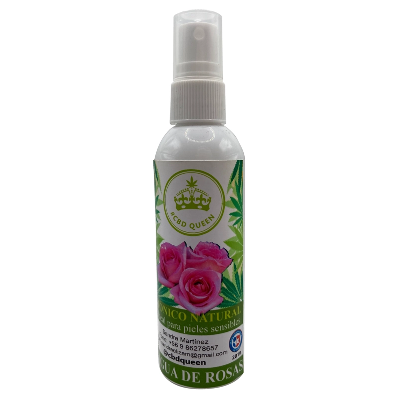 TÓNICO NATURAL ROSTRO Y CUELLO RIPLEY 100 ML AGUA DE ROSAS CON CBD - 1