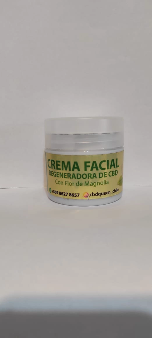 CREMA FACIAL REGENERADORA DE CBD CON MAGNOLIA - 1