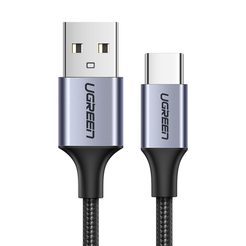 UGREEN CABLE USB-C A USB 2.0 A TRENZADO 1M BLANCO - 1