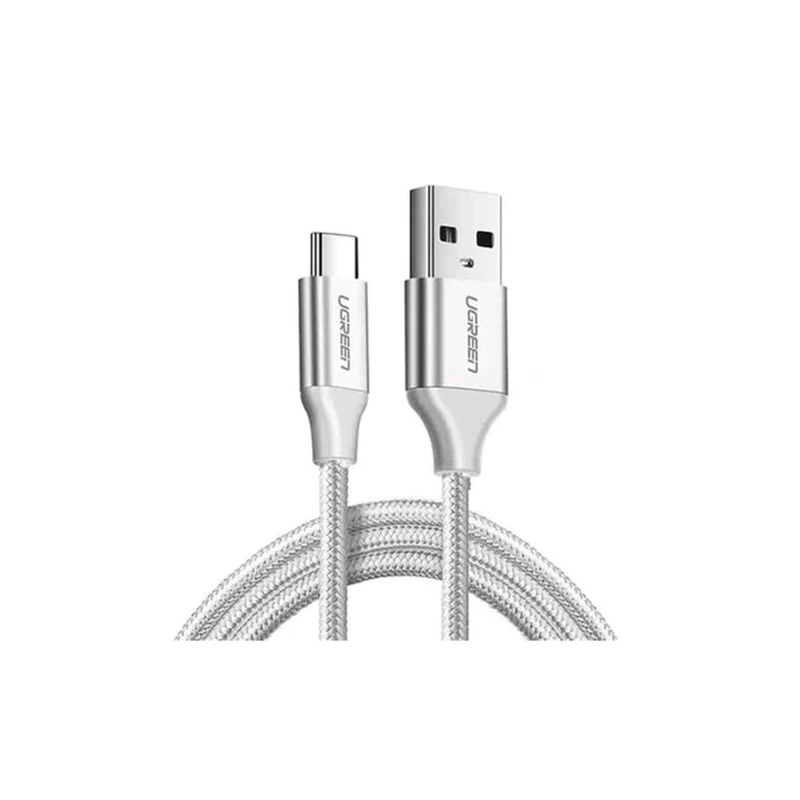 UGREEN CABLE USB-C A USB 2.0 A TRENZADO 1M BLANCO - 3