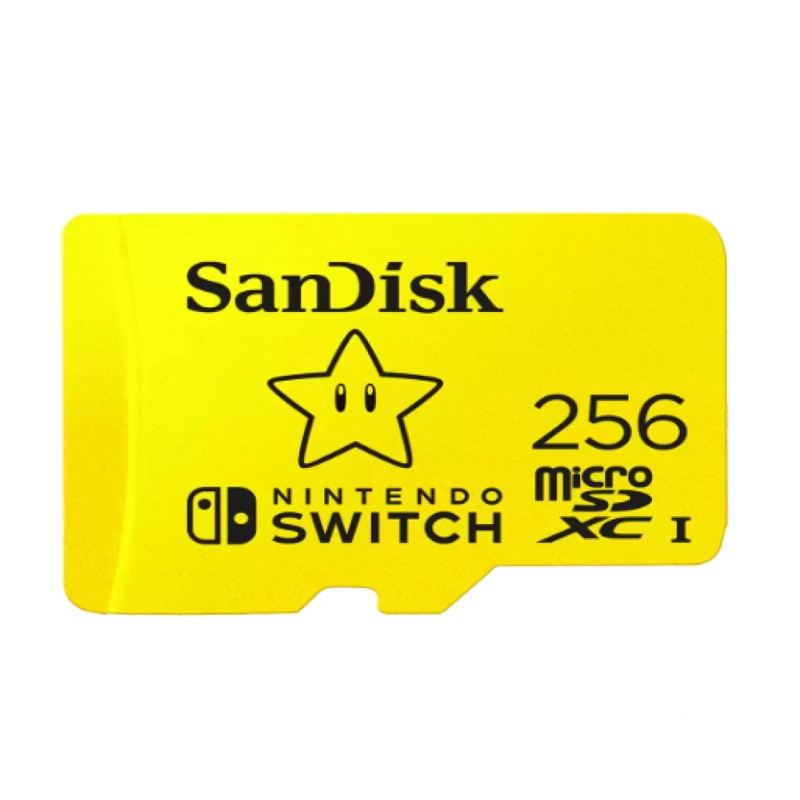 TARJETA MICROSD SANDISK NINTENDO SWITCH 256GB - 1