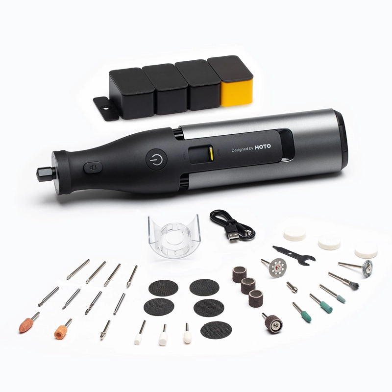 HOTO KIT HERRAMIENTA ROTATIVA PRO 12V 37 PIEZAS - 3