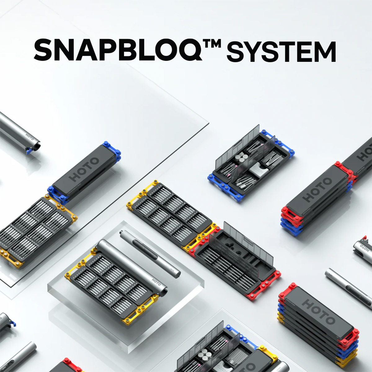 HOTO MINI TALADRO ELE CTRICO SNAPBLOQ D-A03 20 PIEZAS - 5