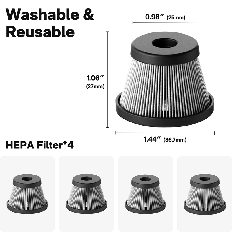 HOTO FILTROS HEPA PARA ASPIRADORA DE AIRE COMPRIMIDO - 4