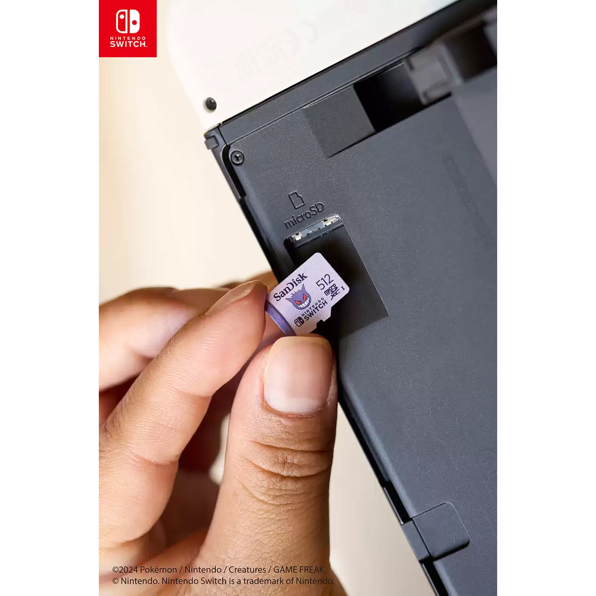SANDISK MICROSD NINTENDO SWITCH POKE MON 512GB - 2
