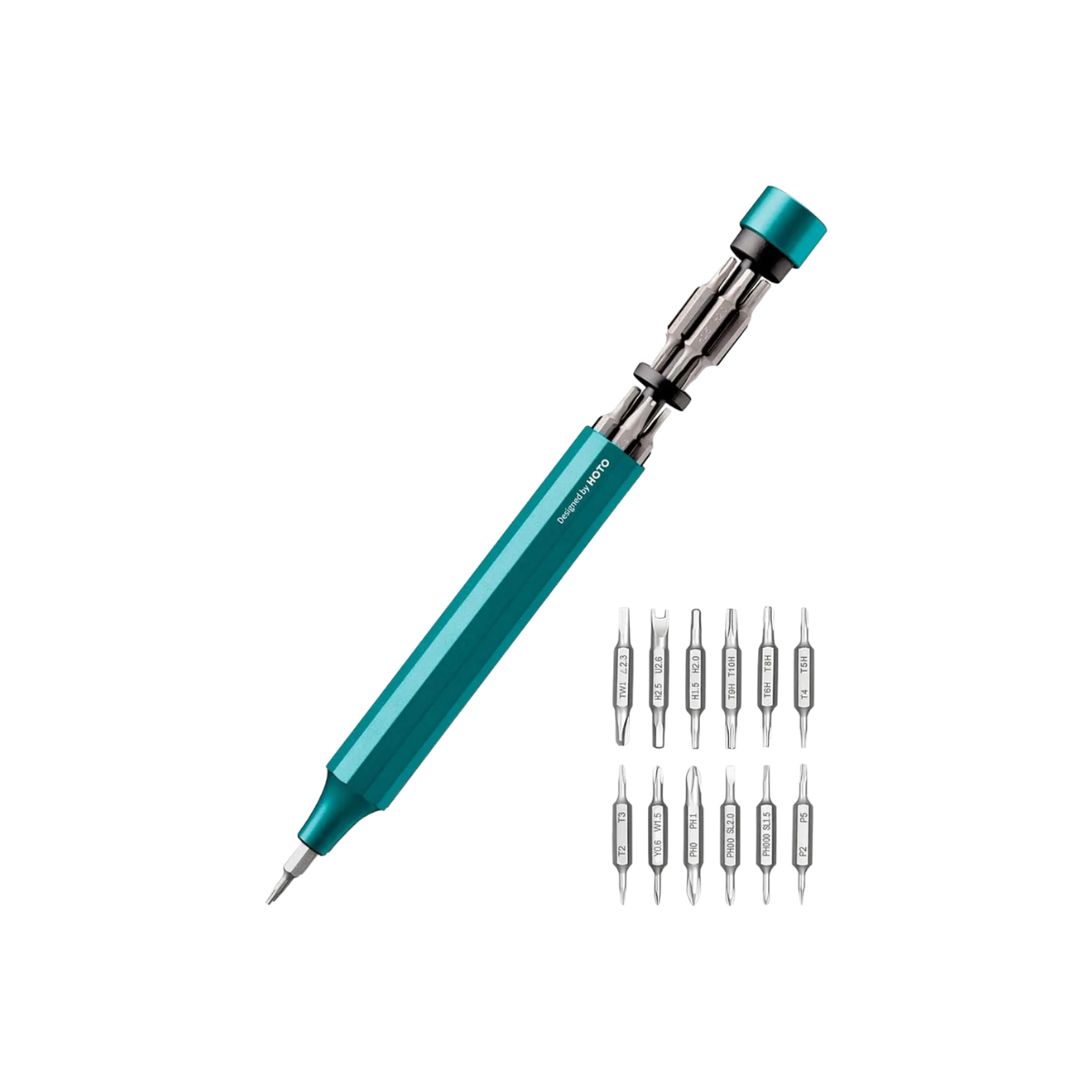 HOTO DESTORNILLADOR DE PRECISION 24-1 VERDE + SET CORTA UÑAS - 3