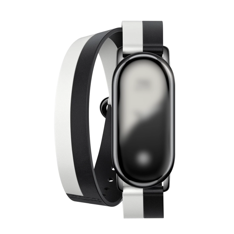CORREA XIAOMI SMART BAND 8 STRAP BLACK AND WHITE - 3